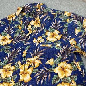 Royal Creations Hawaiian Shirt Mens Size XL Camp Tropical Casual Summer Button